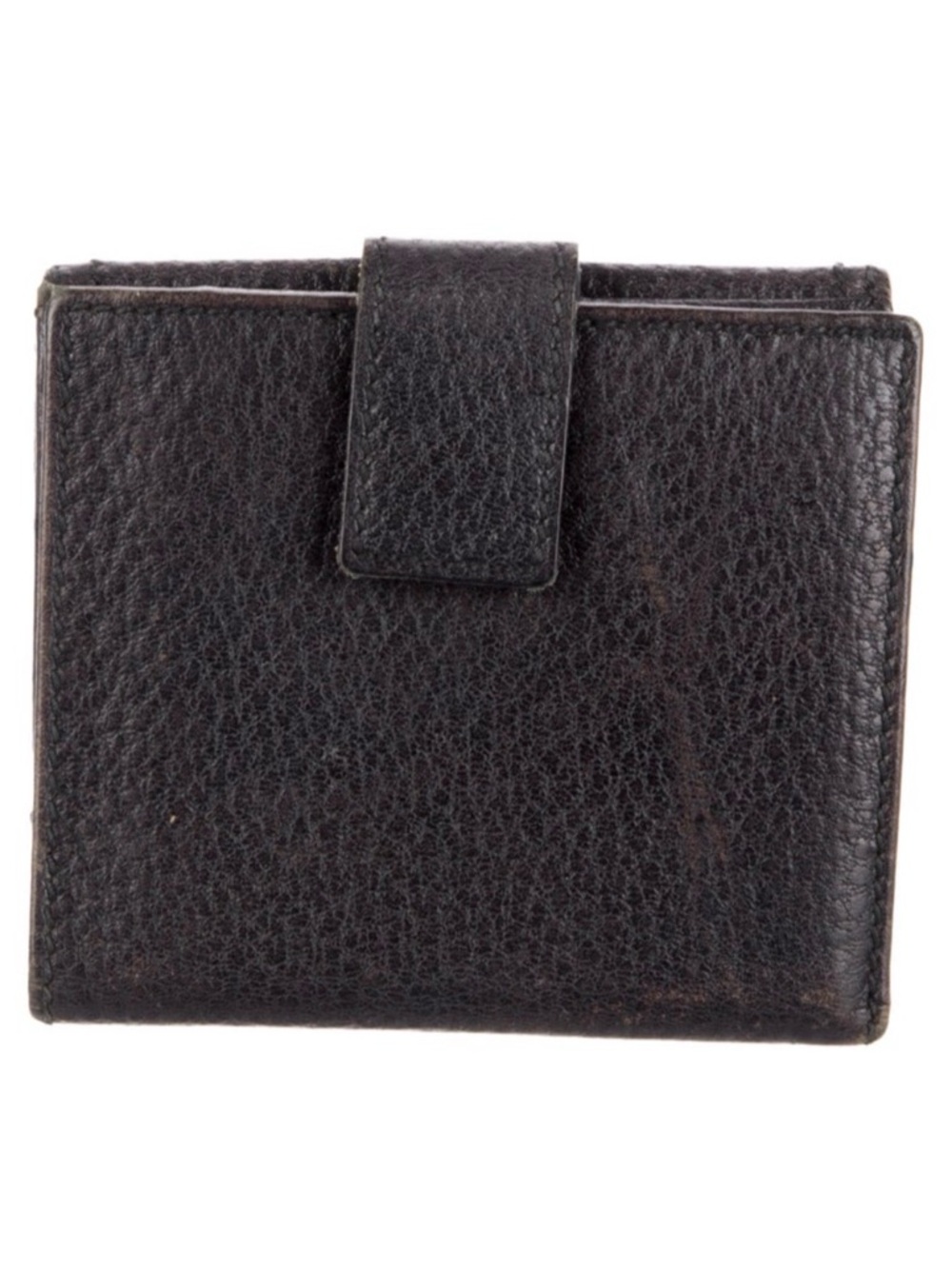 Gucci Black Leather Wallet with Bamboo Twist Accent - Picture 2 of 3